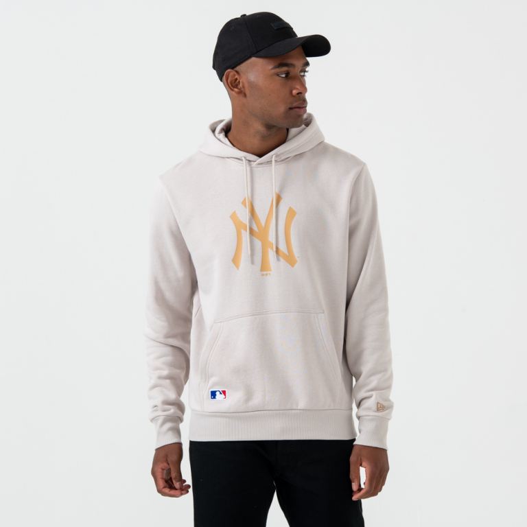 Ropa New Era Mlb Creme - New York Yankees Logo Stone Pullover 54317FNSC